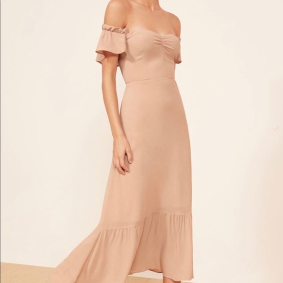 Reformation Dresses & Skirts - Reformation Butterfly Dress Champagne